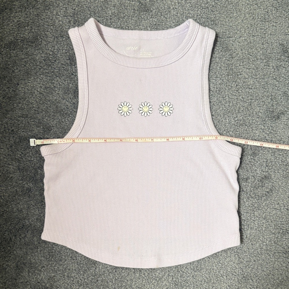 Aerie Light Purple Ribbed Tank